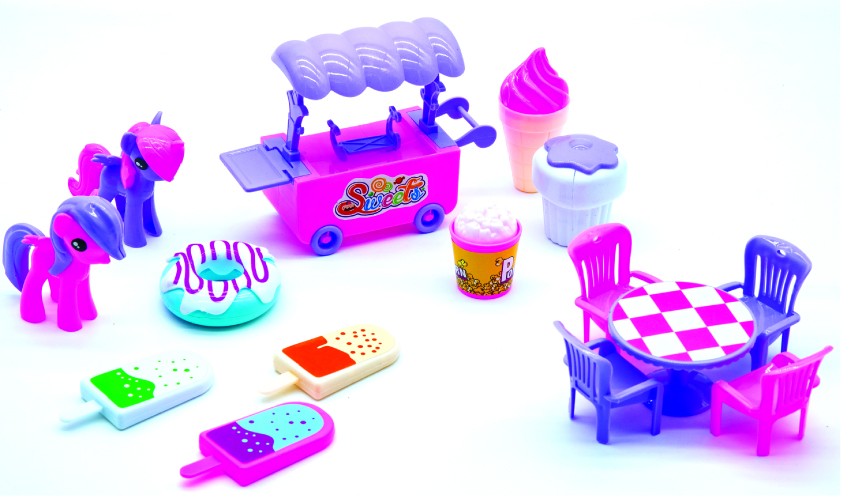 Poly ice cream set